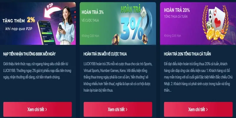 Banner khuyến mãi thưởng nạp lại hàng tuần